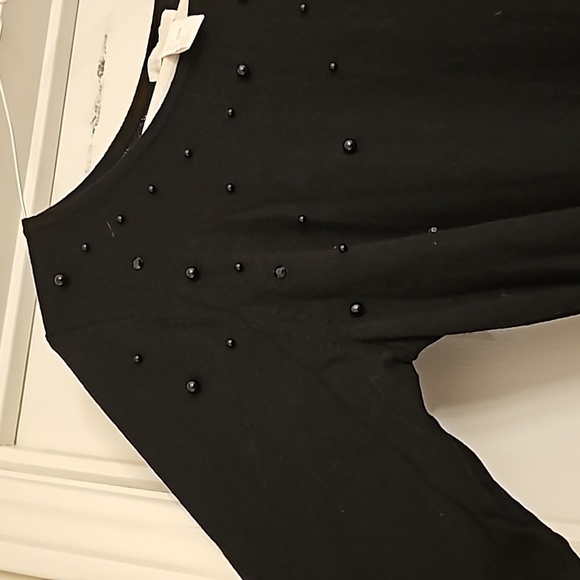 H&M black beaded sweater dress - Picture 4 of 4
